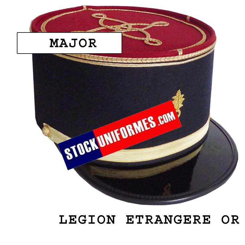 Képi militaire Légion Etrangère Infanterie MAJOR Képi militaire Légion Etrangère Infanterie MAJOR