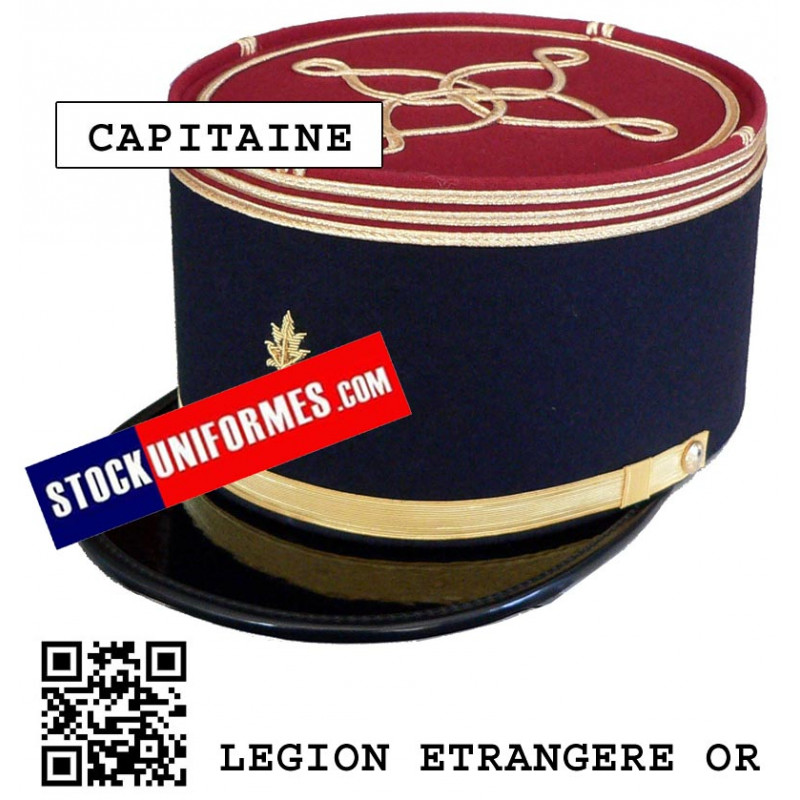 Képi militaire Légion Etrangère Infanterie CAPITAINE