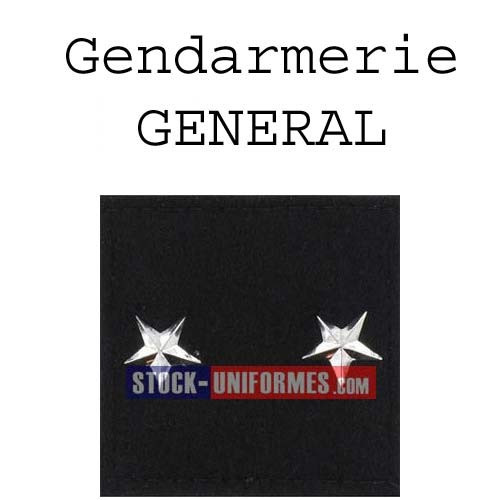 Général de Gendarmerie képi attentes et galons