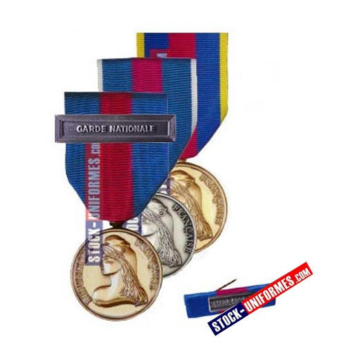 Médailles RESERVISTE VOLONTAIRE défense et sécurité intérieure