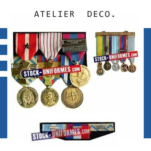 Atelier barrettes et médailles confectionnées | Stockuniformes.com