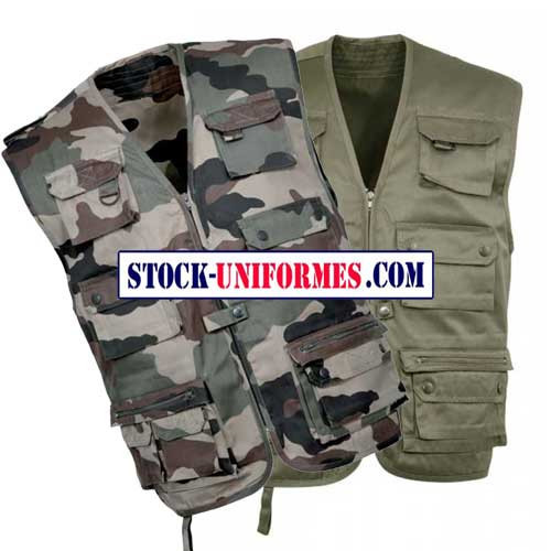 Gilets multipoches