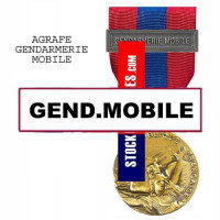 GENDARMERIE MOBILE Défense Nationale Bronze