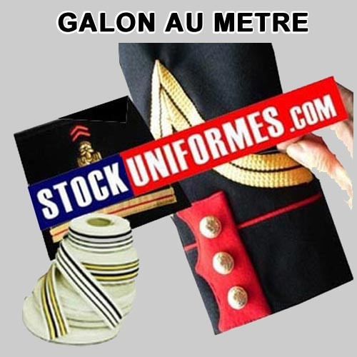 Galons militaires à la coupe