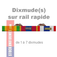 Barrettes Dixmudes sur Rail rapide