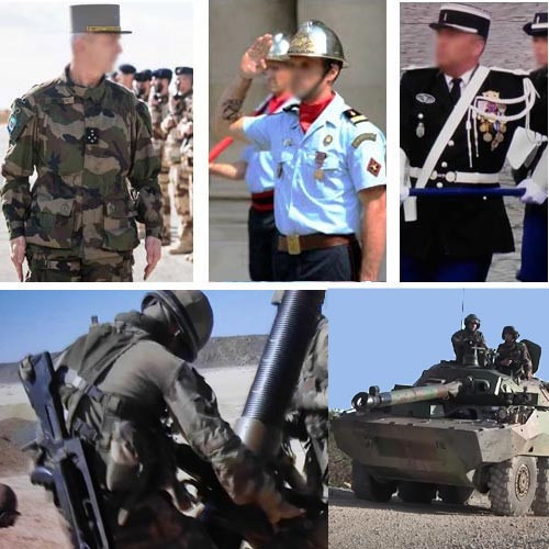 Militaire uniforme de cérémonie