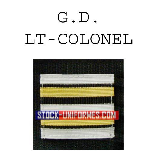 Lieutenant-Colonel Gendarmerie Départementale képi et galons